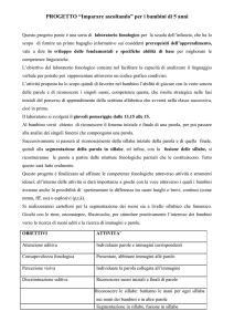 Progetto Continuità Scuola dell`Infanzia