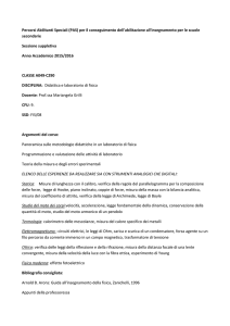Didattica e laboratorio di fisica