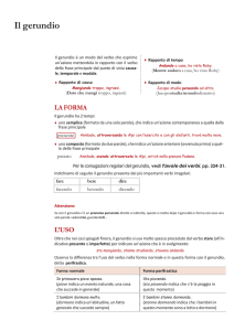 Il gerundio