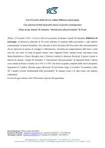 Con il Corriere della Sera la collana Biblioteca di psicologia Una