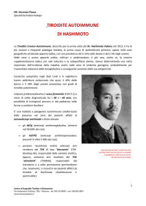 tiroidite autoimmune di hashimoto