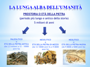 la lunga alba dell`umanità