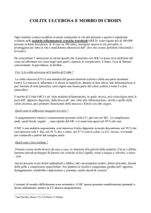 colite ulcerosa e morbo di crohn