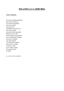 Nelson Mandela - Le reti di Dedalus
