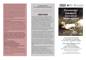 Personaggi femminili Shakespeare