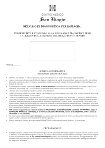Consenso risonanza magnetica