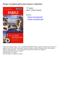 Parigi. Con pianta