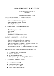 LICEO SCIENTIFICO “B. TOUSCHEK”