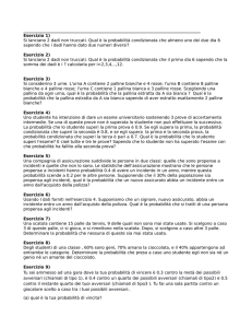 Esercizio 1) Si lanciano 2 dadi non trucc - Iac-Cnr