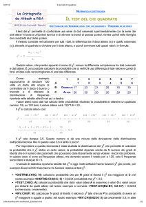 IL TEST DEL CHI QUADRATO