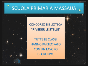riveder le stelle - ICS Cardarelli Massaua