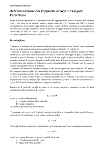 Esperimento di Thomson