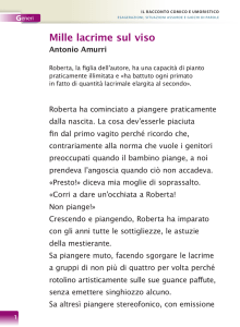 Mille lacrime sul viso