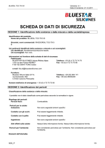 SCHEDA DI DATI DI SICUREZZA