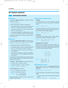 recupero1 Gli insiemi numerici