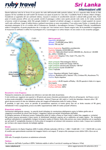 SRI LANKA info utili