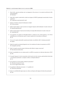 risposte al questionario pubblicato sul fascicolo numero 3 del 2004