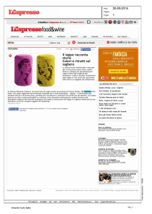 Il tappo racconta storie Colori e ritratti sul sughero 1 26-08-2014
