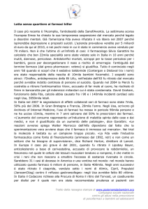 generico farmaci killer - Giù le Mani dai Bambini