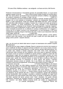 Di come il Rev. Malthus rendesse - suo malgrado