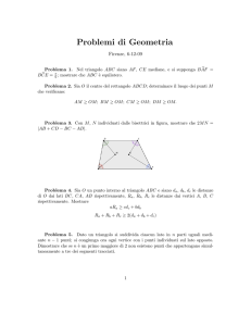 Problemi di Geometria