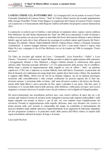 "Saul" di Vittorio Alfieri in scena a Lamezia Terme