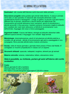gli animali della fattoria - Associazione Parco Del Nobile