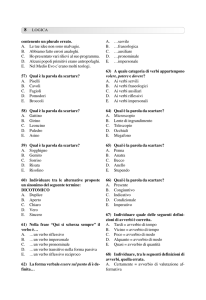 contenente un plurale errato. A. Le tue idee non sono