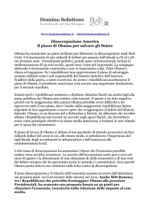 Disoccupazione America il piano di Obama per salvare gli States