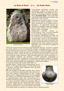 La Stele di Boeli detta Sa Perda Pintà