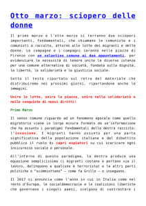 Otto marzo: sciopero delle donne