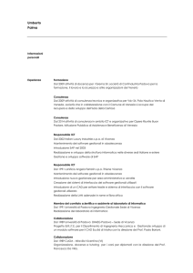 Curriculum - Opere Riunite Buon Pastore