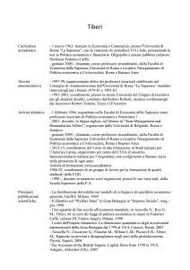 Tiberi - Sapienza