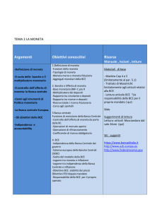 Tema 2 Moneta e cenni ai sistemi finanzari File