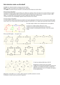 Reti elettriche risolte con Kirchhoff
