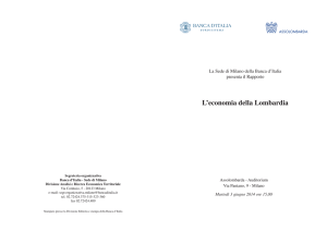 L`economia della Lombardia