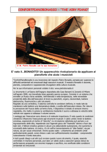 CONFORTPIANOBONADIO – “THE AIRY PIANO”