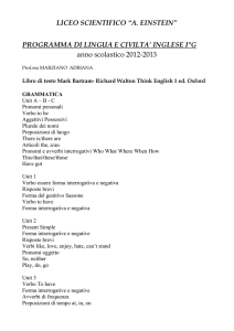 pdf INGLESE - Liceo Scientifico Albert Einstein