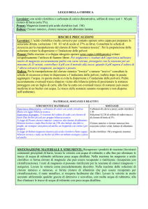 LEGGI DELLA CHIMICA