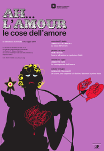 le cose dell`amore