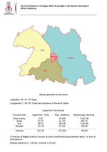 Densità della popolazione nelle Circoscrizioni