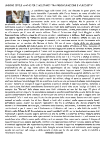 unioni civili anche per i militari? tra preoccupazioni e curiosita
