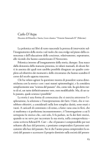 Imp. "La storia, gli storici"