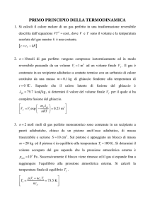 Primo principio della termodinamica