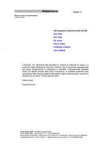 Allegato 12 - Lettera indennita` di cassa