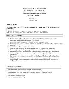 Programmazione Scienze Umane V DP