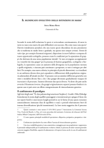 Il significato evolutivo delle estinzioni di massa
