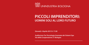 piccoli imprenditori - Unindustria Bologna