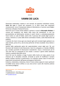 vanni de luca - Bags Entertainment