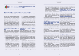 Controversie cliniche: la superficie oculare e l`uso di lenti a